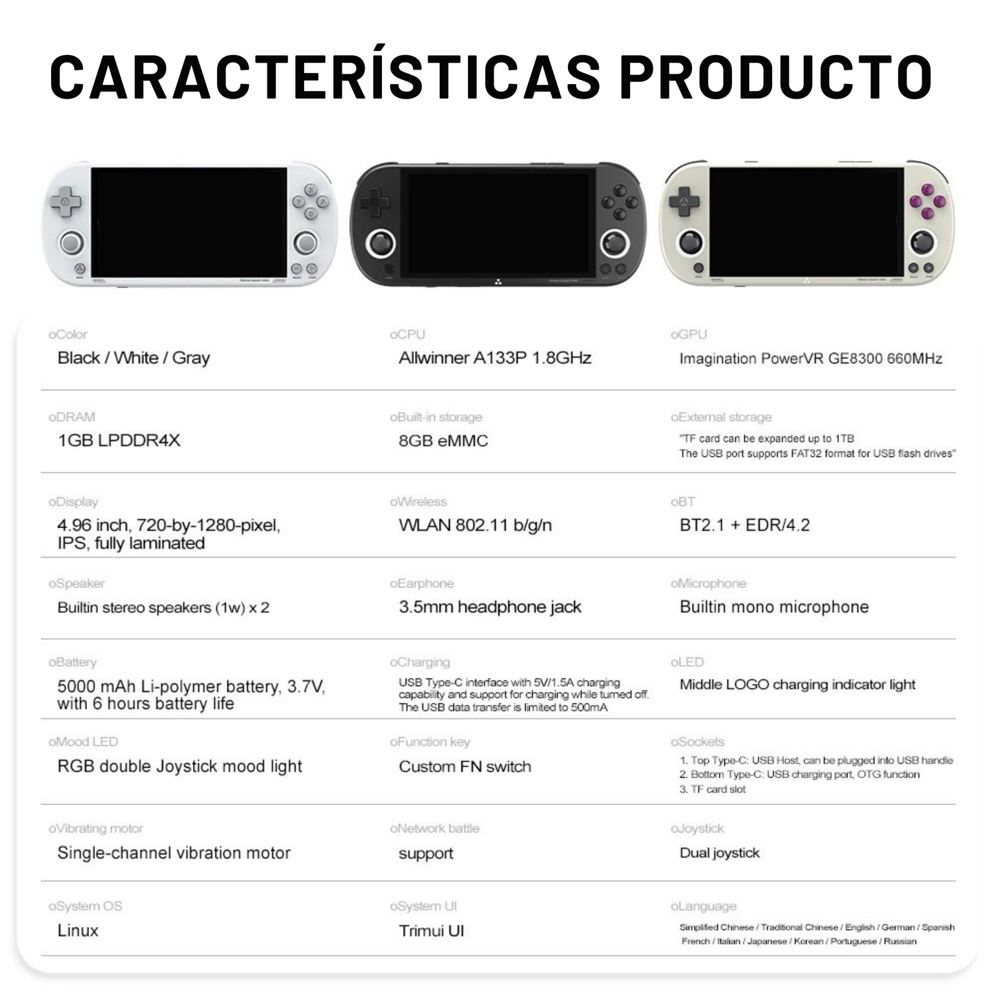 Consola de videojuegos Retro Smartpro