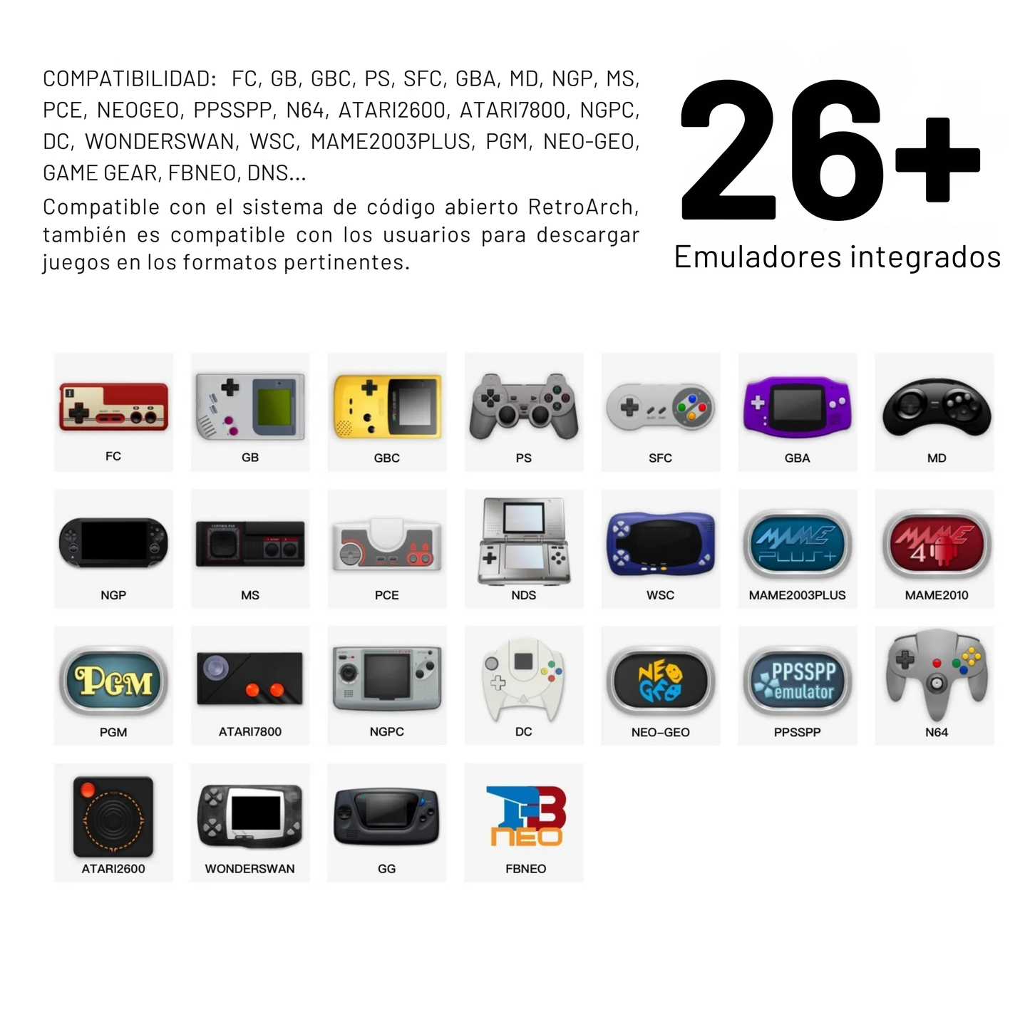 Consola de videojuegos Retro Smartpro